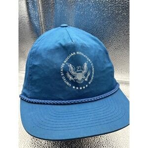 Blue United States Nuclear Regulatory Commission NRC‎ Eagle Logo Roper  Hat Cap